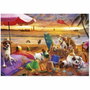 Educa Puzzle Perros jugando en la playa - 1000 piezas