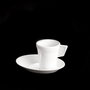 RB Drinks Taza Café Con Plato 90 Ml Blanca (6 Unidades)