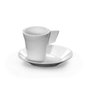 RB Drinks Taza Café Con Plato 90 Ml Blanca (6 Unidades)