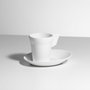 RB Drinks Taza Café Con Plato 90 Ml Blanca (6 Unidades)