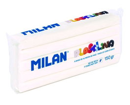Milan Plastilina de 150 g, color blanco