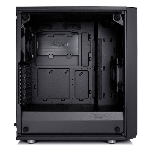 Fractal Design FD-CA-MESH-C-BKO-TG Caja PC Midi Tower Negro con Ventana Lateral y Gestión de Cables