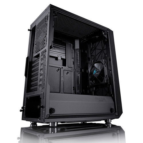 Fractal Design FD-CA-MESH-C-BKO-TG Caja PC Midi Tower Negro con Ventana Lateral y Gestión de Cables