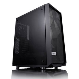 Fractal Design FD-CA-MESH-C-BKO-TG Caja PC Midi Tower Negro con Ventana Lateral y Gestión de Cables