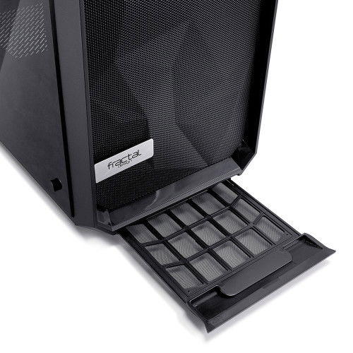 Fractal Design FD-CA-MESH-C-BKO-TG Caja PC Midi Tower Negro con Ventana Lateral y Gestión de Cables