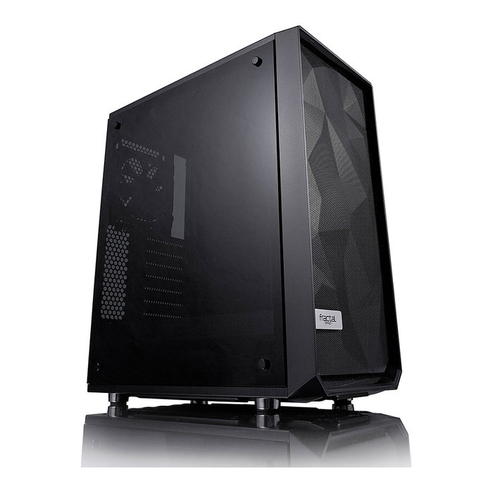 Fractal Design Meshify C Black - Torre Midi-Tower para PC Gaming con Ventana Lateral, compatible ATX, micro-ATX, Mini-ITX, Negro