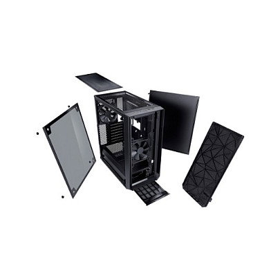 Fractal Design Meshify C Black - Torre Midi-Tower para PC Gaming con Ventana Lateral, compatible ATX, micro-ATX, Mini-ITX, Negro Fractal Design Meshify C Black - Torre Midi-Tower para PC Gaming con Ventana Lateral, compatible ATX, micro-ATX, Mini-ITX, Negro
