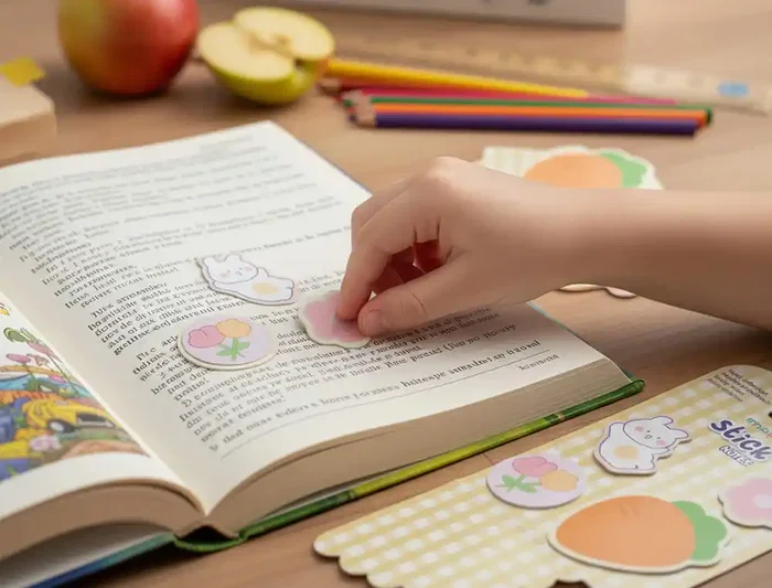 Imaginovo Bloc Notas Adhesivas Pegatina Sorpresa 20 Hojas Tamaños Surtidos Naranja