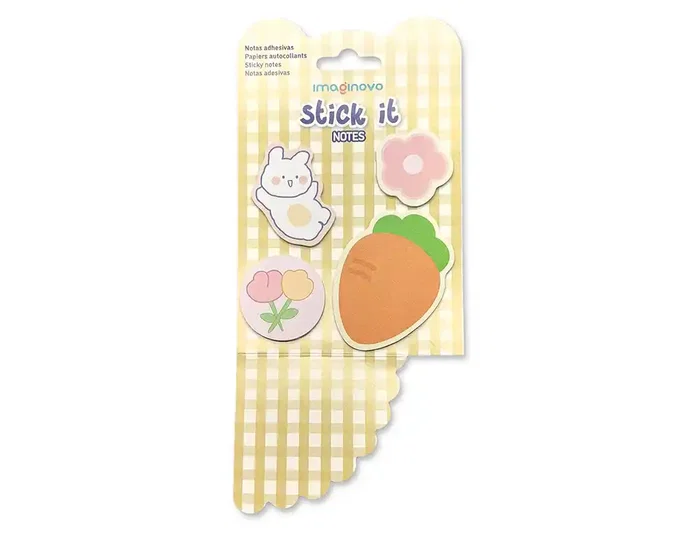 Imaginovo Bloc Notas Adhesivas Pegatina Sorpresa 20 Hojas Tamaños Surtidos Naranja