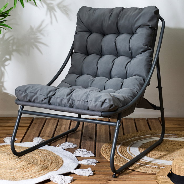 Home Deco Factory Butaca Dolce Vita Antracita