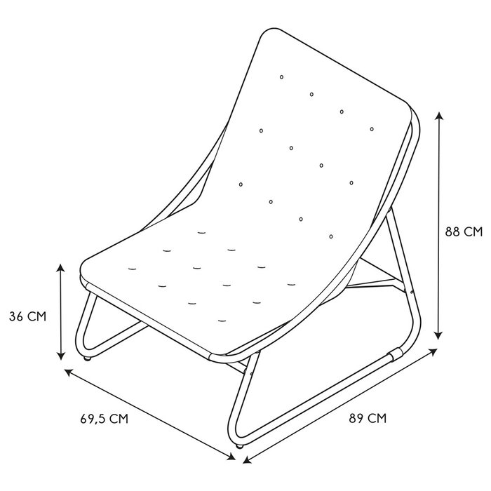 Home Deco Factory Butaca Dolce Vita Antracita