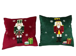 DKD Home Decor Cojín de Cascanueces 40x40 cm, Surtido de 2 Unidades