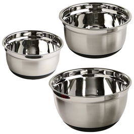 Day Juego de 3 Bol Mezclar Acero Inoxidable y TPR con Base Antideslizante