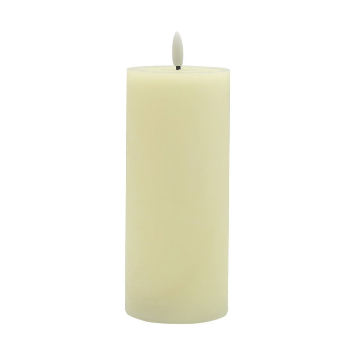 DKD Home Decor Vela Led Beige 6 Unidades 7.5 x 20 x 7.5 cm