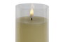 DKD Home Decor Vela Led Beige 6 Unidades 7.5 x 20 x 7.5 cm