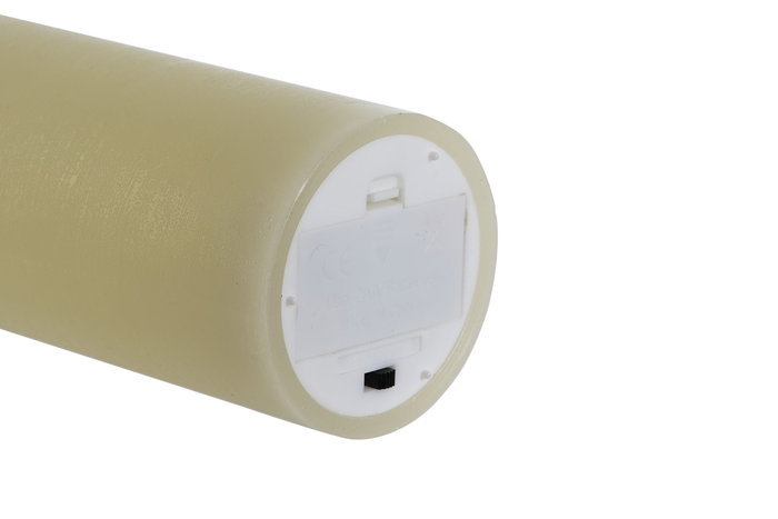 DKD Home Decor Vela Led Beige 6 Unidades 7.5 x 20 x 7.5 cm