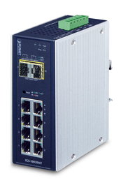 Planet IGS-10020MT Switch Industrial Gestionado 8 Puertos Gigabit Ethernet 10/100/1000T + 2 Puertos SFP 1G/2.5G, IP30, -40 a 75°C