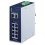 Planet IGS-10020MT Switch Industrial Gestionable con 8 Puertos Gigabit y 2 SFP