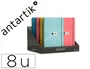 Antartik Agenda Escolar Bilingüe Pack and Go 2026-2027 Espiral Día Página A5 80g Papel FSC - 8 Unidades Diseños Surtidos