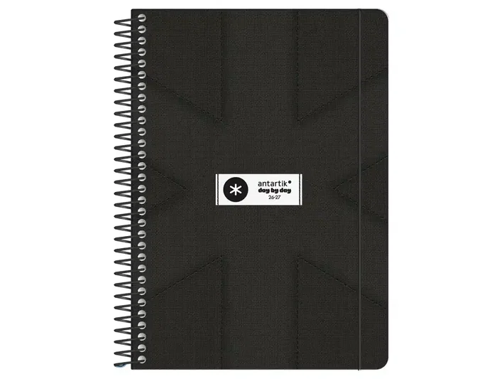 Antartik Agenda Escolar Bilingüe Pack and Go 2026-2027 Espiral Día Página A5 80g Papel FSC - 8 Unidades Diseños Surtidos