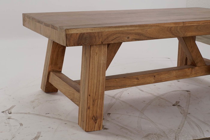 DKD Home Decor Mesa Centro Colonial Marron 110 x 60 x 40 cm