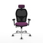 PIQUERAS Y CRESPO Silla de oficina Jorquera Morada con Mecanismo Sincro/Traslack
