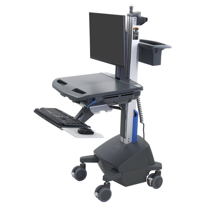 Ergotron Styleview Cart LCD Pivot LiFe Powered Gris Ergotron Styleview Cart LCD Pivot LiFe Powered Gris