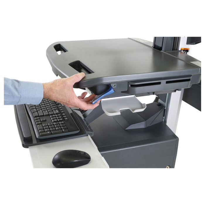 Ergotron Styleview Cart LCD Pivot LiFe Powered Gris Ergotron Styleview Cart LCD Pivot LiFe Powered Gris