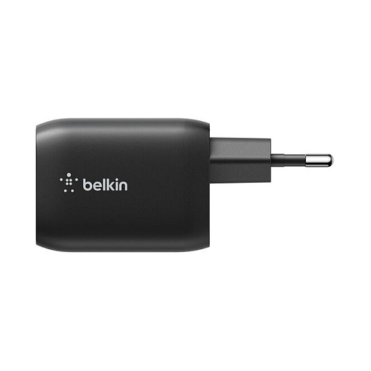 Belkin Cargador GaN USB-C de 65W con Doble Puerto Negro ENA007KQBK Belkin Cargador GaN USB-C de 65W con Doble Puerto Negro ENA007KQBK
