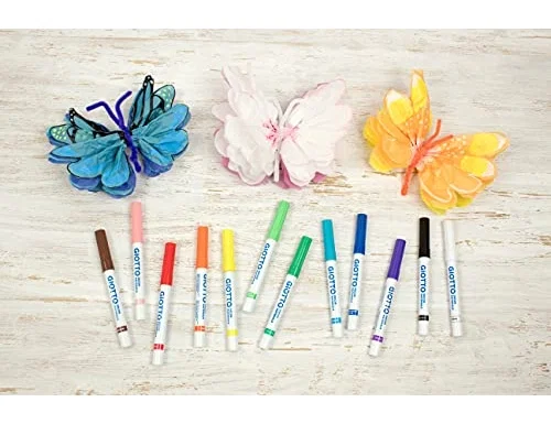 Giotto Rotuladores Decor Materials Colores Surtidos, 12 Unidades