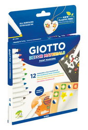 Giotto Rotulador Decor Materials Caja de 12 Unidades Colores Surtidos