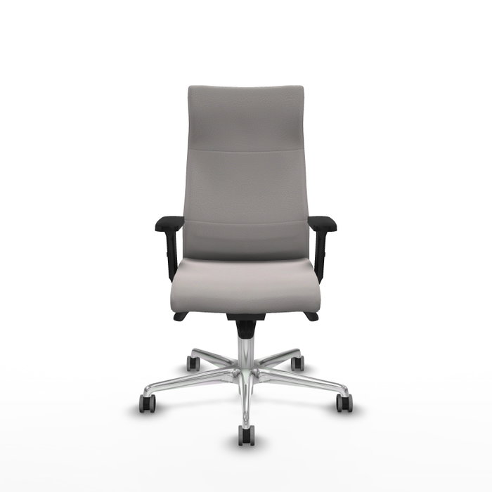 PIQUERAS Y CRESPO Sillón Albacete Blanco con Mecanismo Sincro y Base de Aluminio PIQUERAS Y CRESPO Sillón Albacete Blanco con Mecanismo Sincro y Base de Aluminio