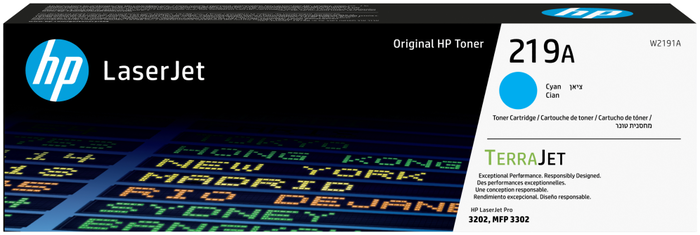 HP 219A Cian Cartucho de Tóner Original LaserJet