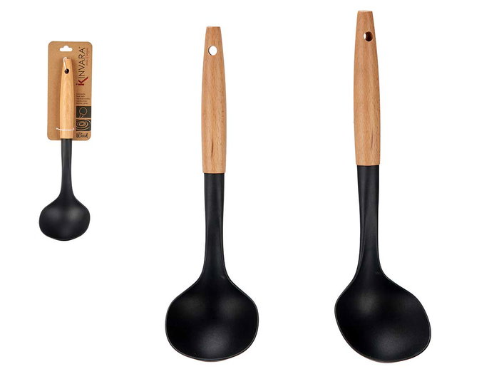 Kinvara Cazo Cocina Mango Madera 9.5 cm x 32.5 cm x 5.5 cm (Set de 12) Kinvara Cazo Cocina Mango Madera 9.5 cm x 32.5 cm x 5.5 cm (Set de 12)