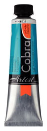 Cobra Artist Color al Óleo Miscible con Agua Azul Turquesa 522 de 40 ml