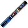 POSCA Marcador PC-5BR Brush Punta Semiflexible Azul 1-4 mm