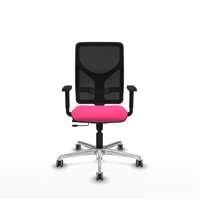 PIQUERAS Y CRESPO Silla de oficina Motilla Rosa y Negro PIQUERAS Y CRESPO Silla de oficina Motilla Rosa y Negro