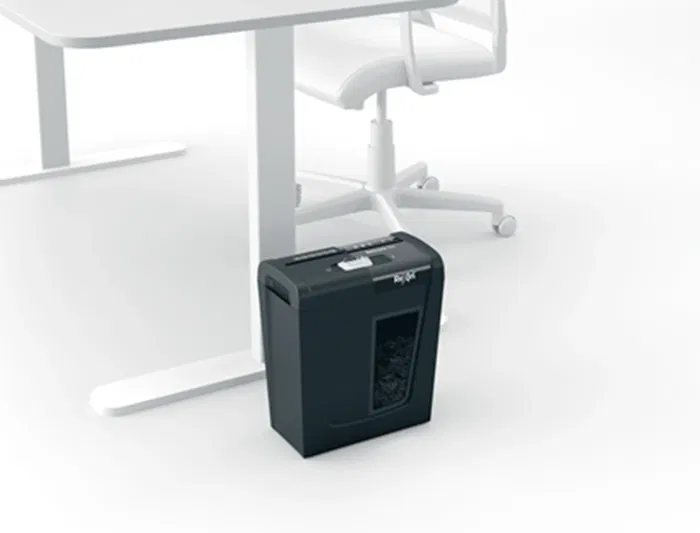Rexel Secure S5 Destructora de Documentos, Capacidad 5 Hojas, Grapas, Clips, Tarjetas y CD, Papelera 10 L, Corte en Tira