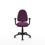PIQUERAS Y CRESPO Silla de oficina Aýna Morada con Brazos 1D