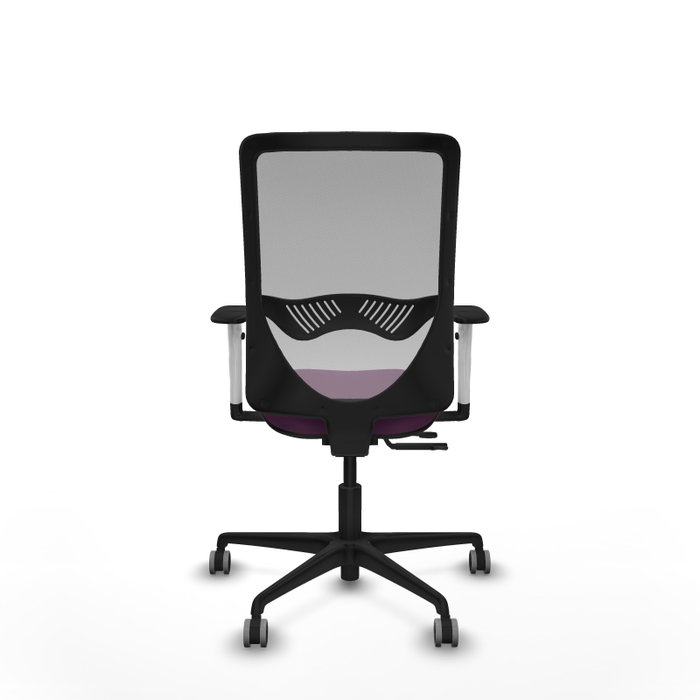 PIQUERAS Y CRESPO Silla de oficina Zulema Morada con Malla Gris