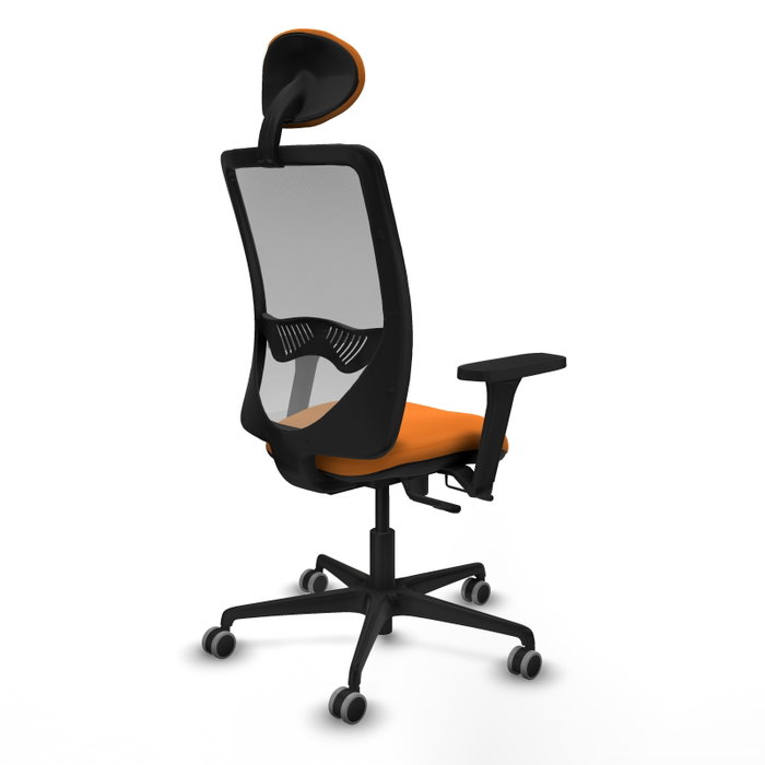 PIQUERAS Y CRESPO Silla de oficina Zulema Naranja y Gris PIQUERAS Y CRESPO Silla de oficina Zulema Naranja y Gris