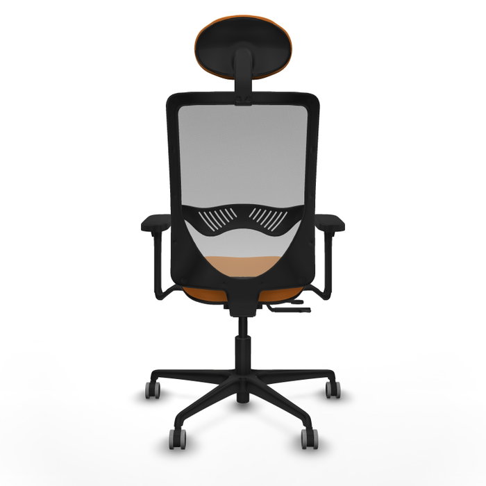 PIQUERAS Y CRESPO Silla de oficina Zulema Naranja y Gris PIQUERAS Y CRESPO Silla de oficina Zulema Naranja y Gris