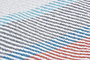 DKD Home Decor Manta de Algodón con Rayas, Multicolor, Surtido de 2 unidades