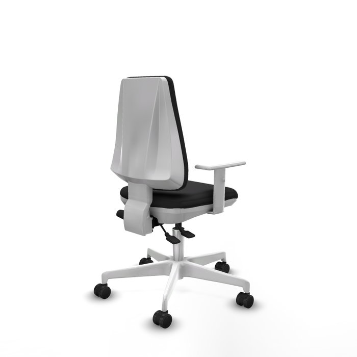 PIQUERAS Y CRESPO Silla de oficina Elche con mecanismo Asincro, Negro y Blanco PIQUERAS Y CRESPO Silla de oficina Elche con mecanismo Asincro, Negro y Blanco