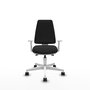 PIQUERAS Y CRESPO Silla de oficina Elche con mecanismo Asincro, Negro y Blanco