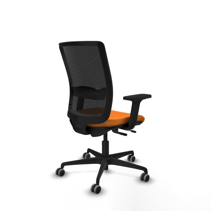 PIQUERAS Y CRESPO Silla de oficina Haches Naranja y Negro PIQUERAS Y CRESPO Silla de oficina Haches Naranja y Negro