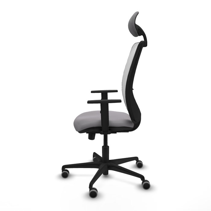 PIQUERAS Y CRESPO Silla de oficina Zulema Gris y Blanco