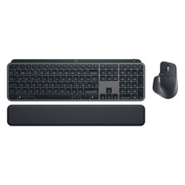 Logitech MX Keys S Combo Teclado y Ratón, Grafito, Nórdico