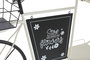 DKD Home Decor Expositor Metal Bicicleta Blanco