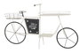 DKD Home Decor Expositor Metal Bicicleta Blanco